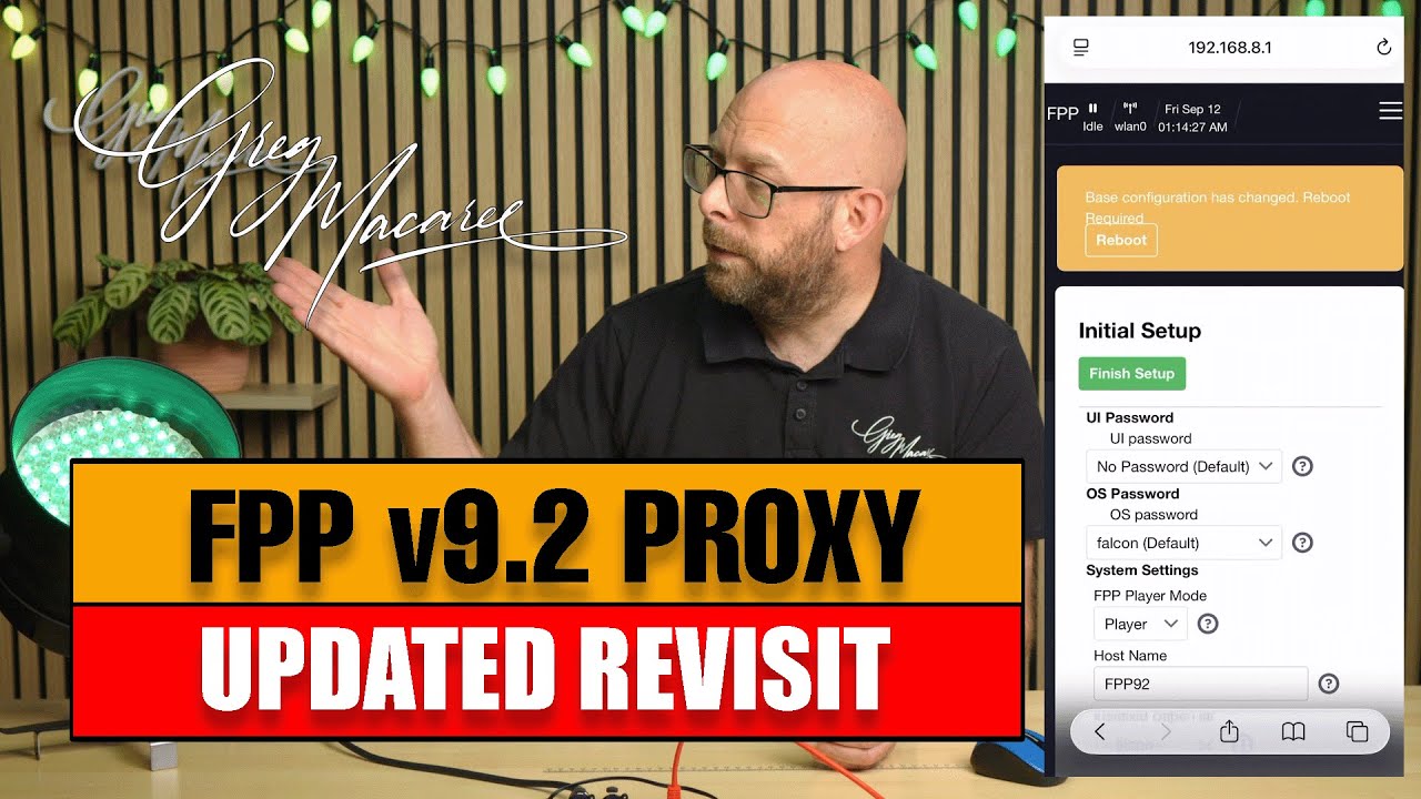 Обновление прокси-сервера FPP 9.2! - #xlights #fpp #dmx