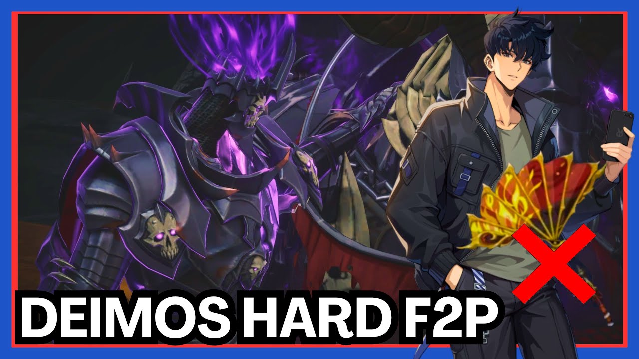 DEIMOS HARD F2P SUNG JINWOO SANS EVENTAIL Solo Leveling:ARISE fr