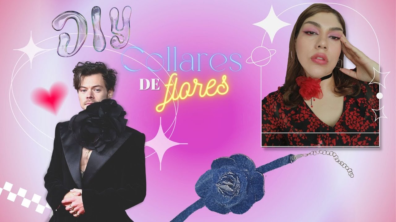 DIY Collares de FLORES de TENDENCIA PRIMAVERA 2023
