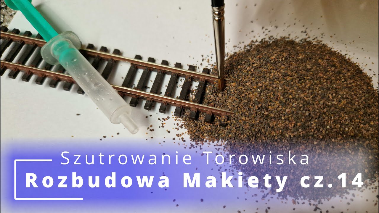 Szutrowanie torowiska - Rozbudowa cz.14 #Makieta #Piko #H0 #DCC #PKP