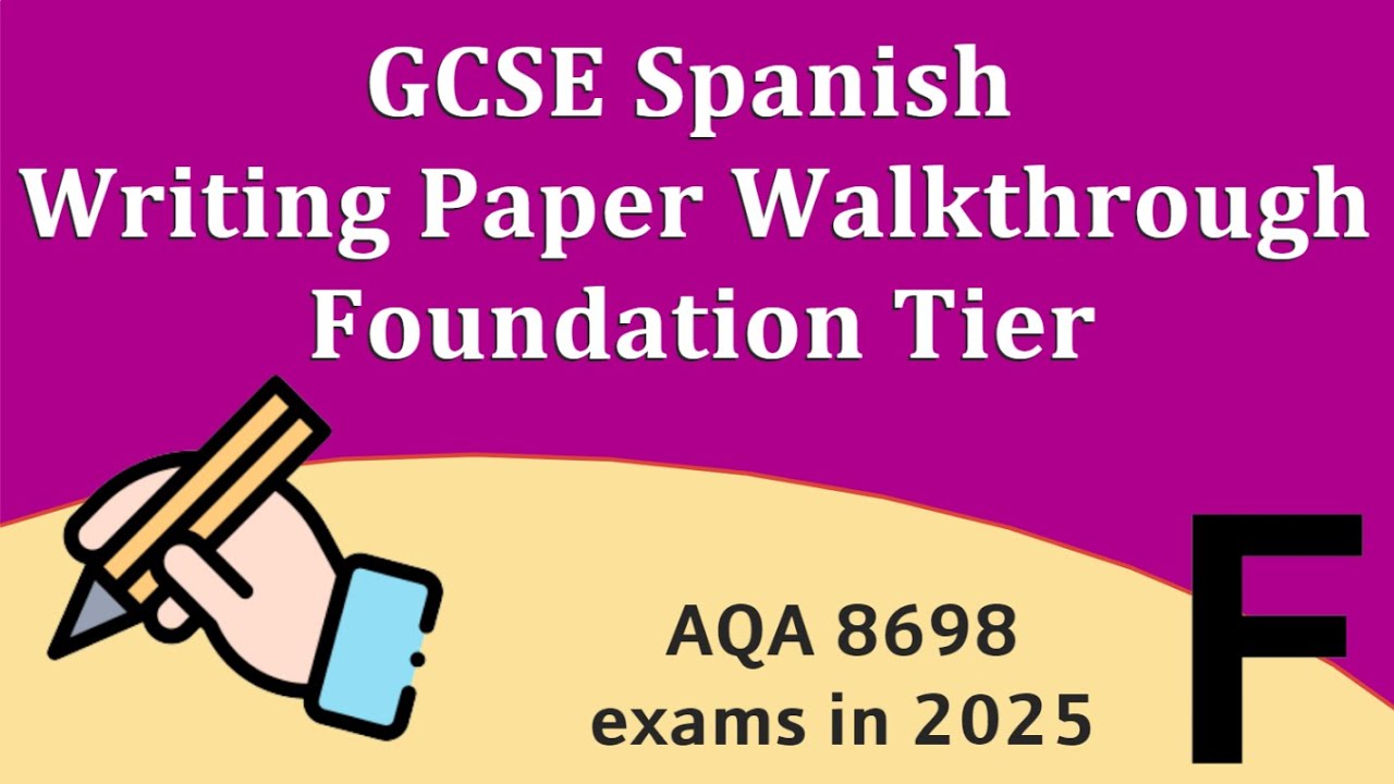 GCSE Spanish Writing (Foundation): Walkthrough [OLD SPEC]