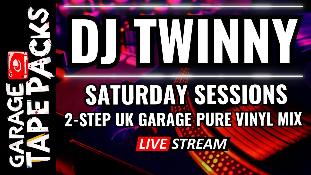 🔴 DJ Twinny – Saturday Sessions | Live -Step UK Garage Vinyl Mix | Garage Tape Packs™