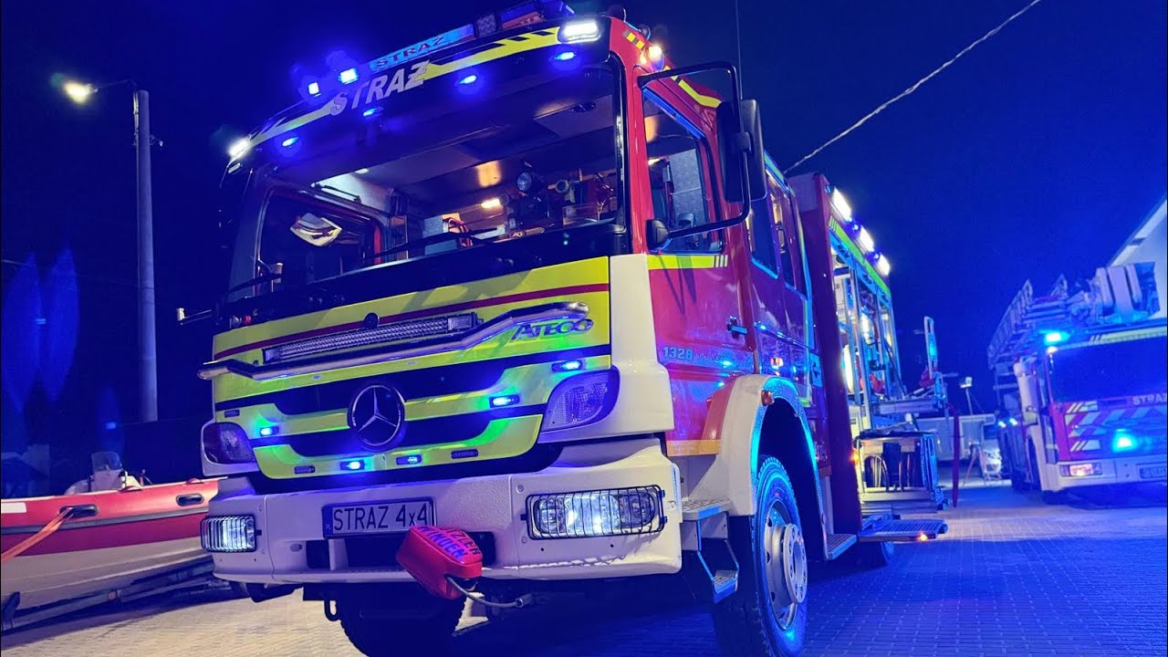 Pojazd pożarniczy MERCEDES ATEGO 1328 GBA średni terenowy uterenowiony 4x4