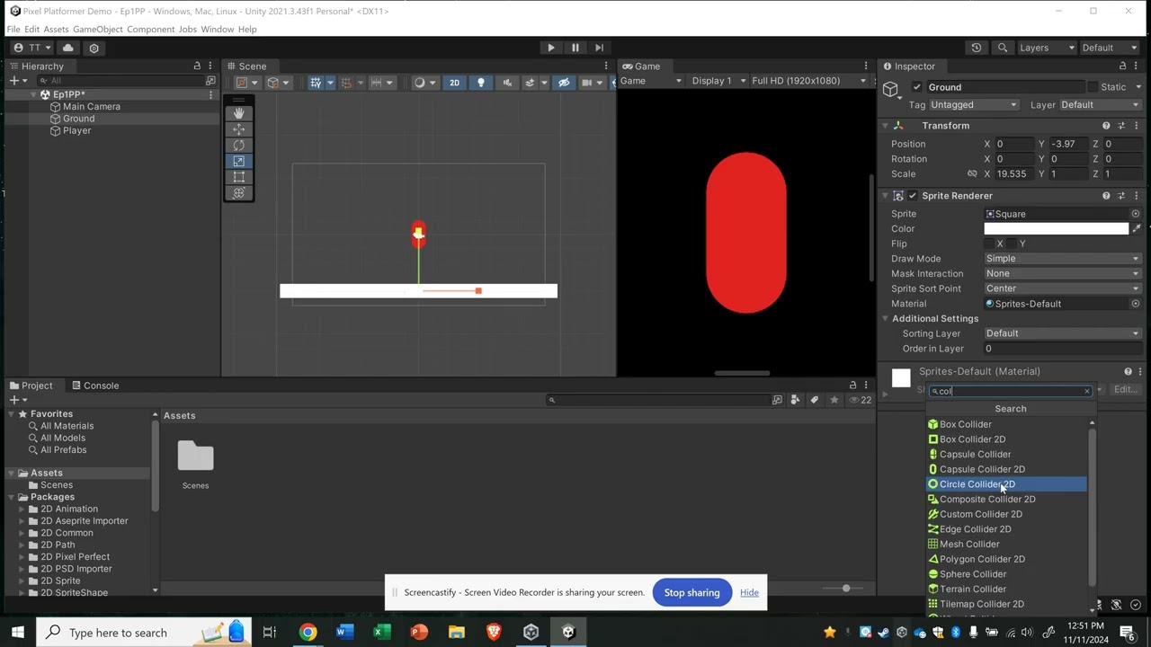 Episode 1 - Pixel Platformer - Getting Started