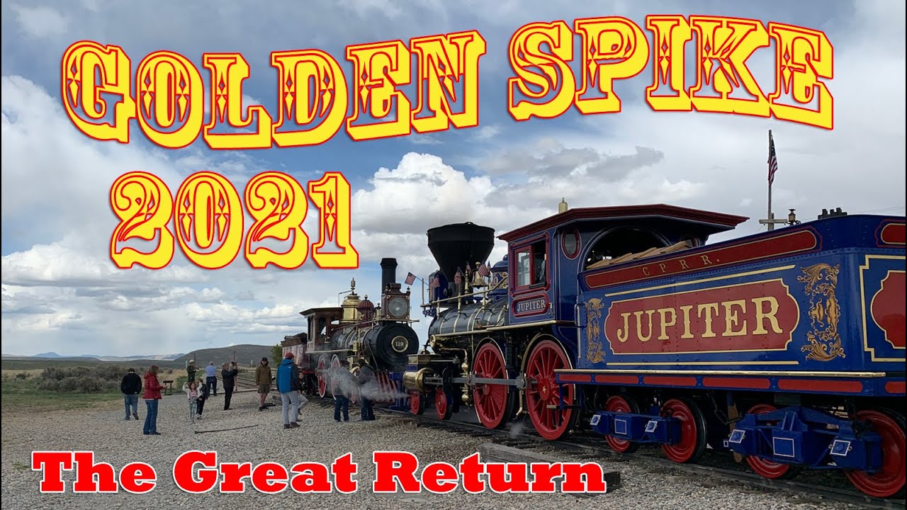Реконструкция автопробега Golden Spike 2021 — открытие Национального исторического парка Golden S...
