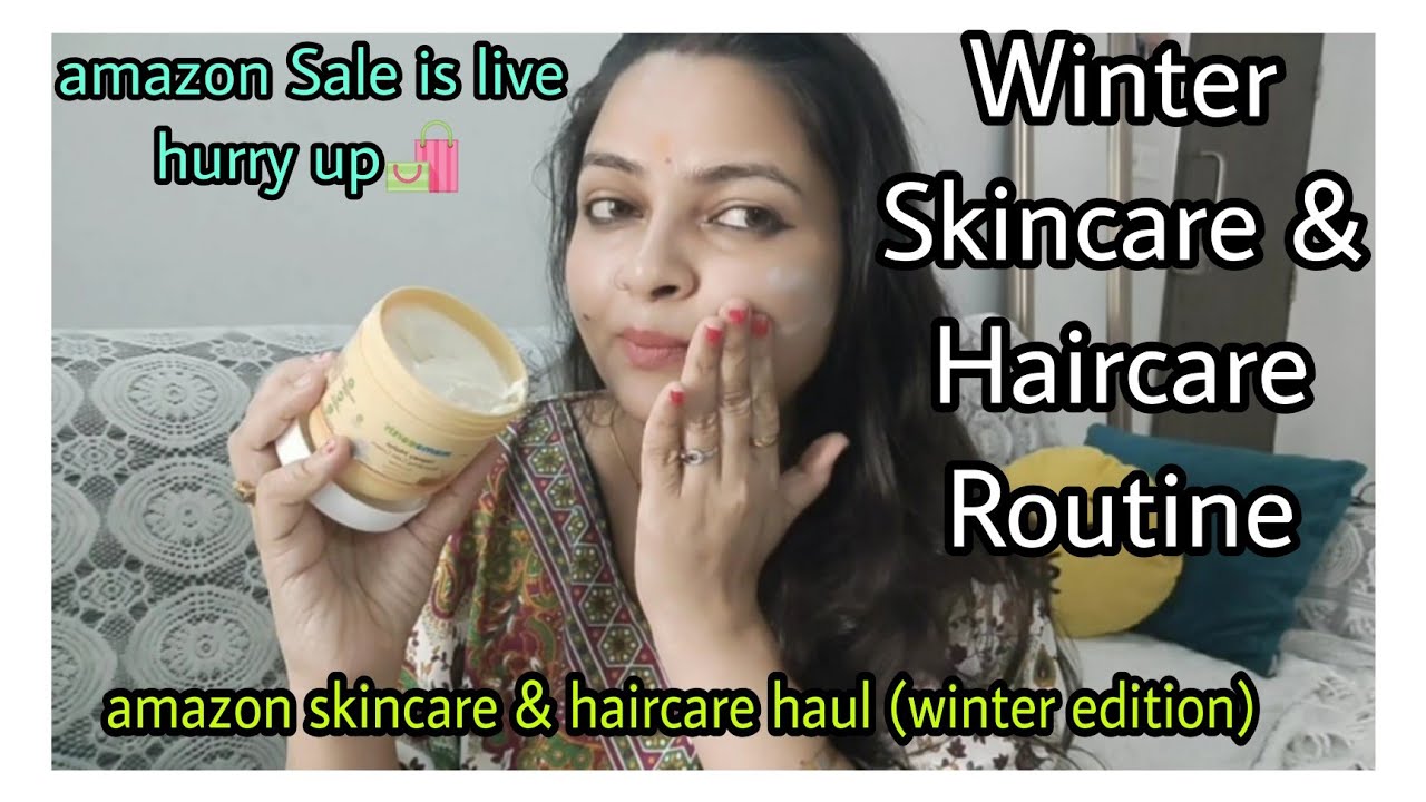 Amazon Winter Skincare & haircare haul 2022 | My Special skincare & haircare Routine | Sale Sale🛍️