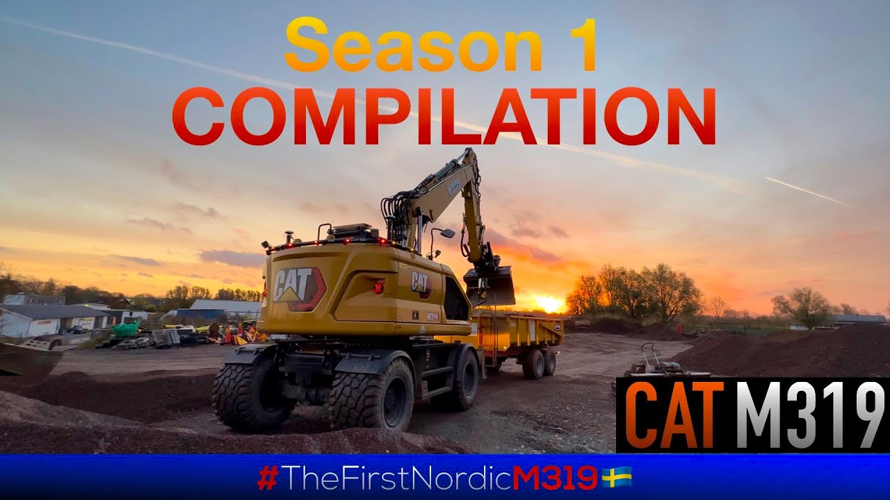 The First Nordic M319 Season 1 Compilation #rototilt #tiltrotator #cat #caterpillar #excavator