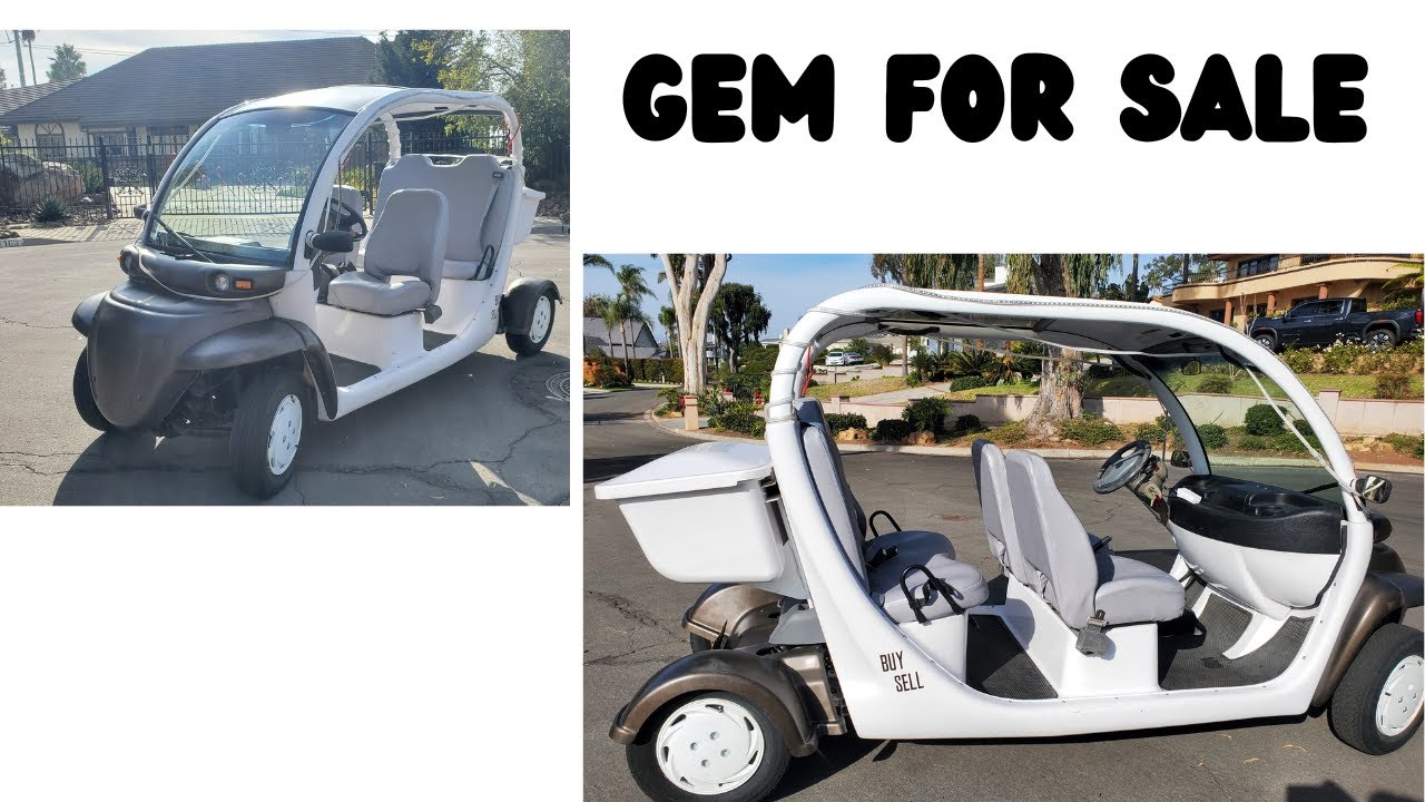 Gem Golf Cart 4 Seater 2001 For Sale Electric Lithium