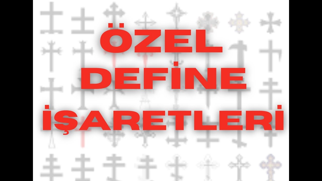 &Ouml;ZEL DEFİNE İŞARETLERİ DEFİNE NASIL BULUNUR ?- Define İşaretlerinin Anlamları Nedir ?