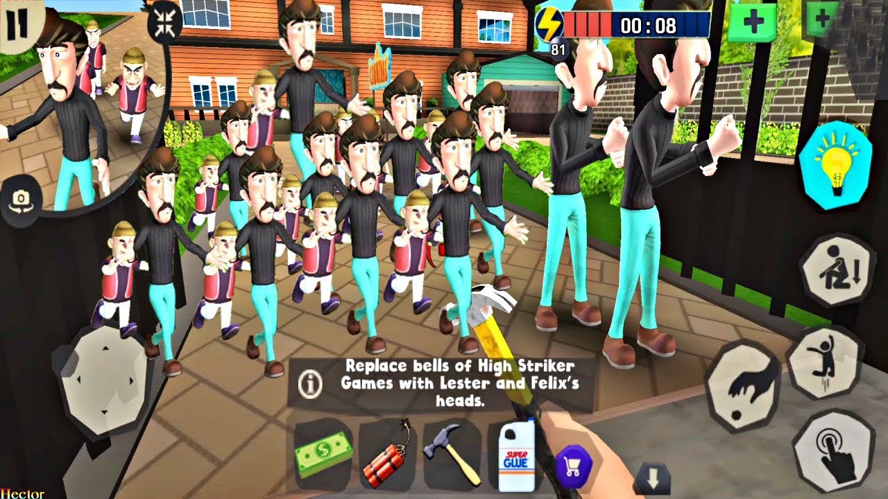 Scary Robber Home Clash Many Thieves Big and Small Funny Gameplay android/ ios   Mode + Hack Menu