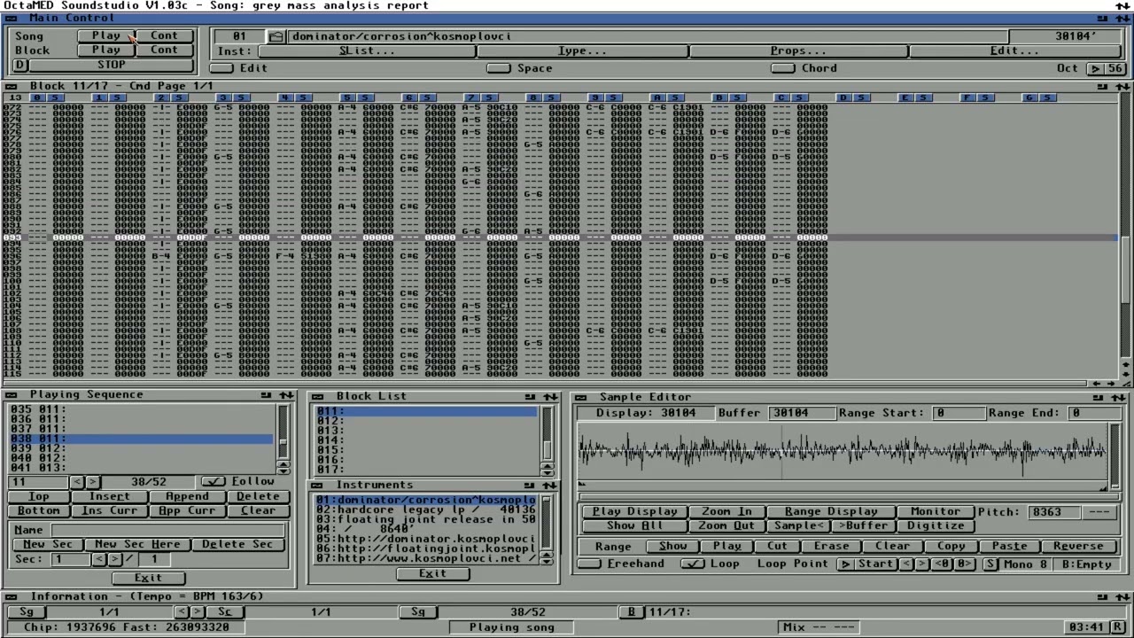 grey mass analysis report by dominator (1997)