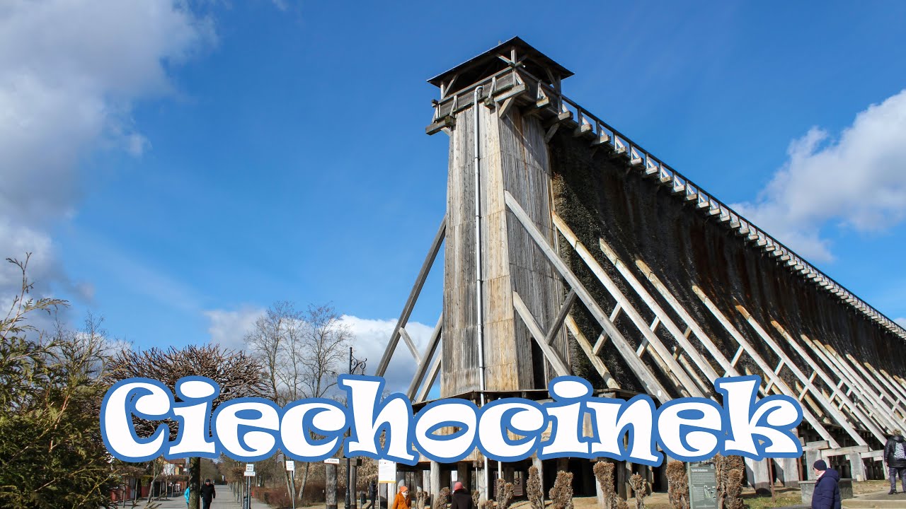 Ciechocinek - uzdrowisko widziane z góry.