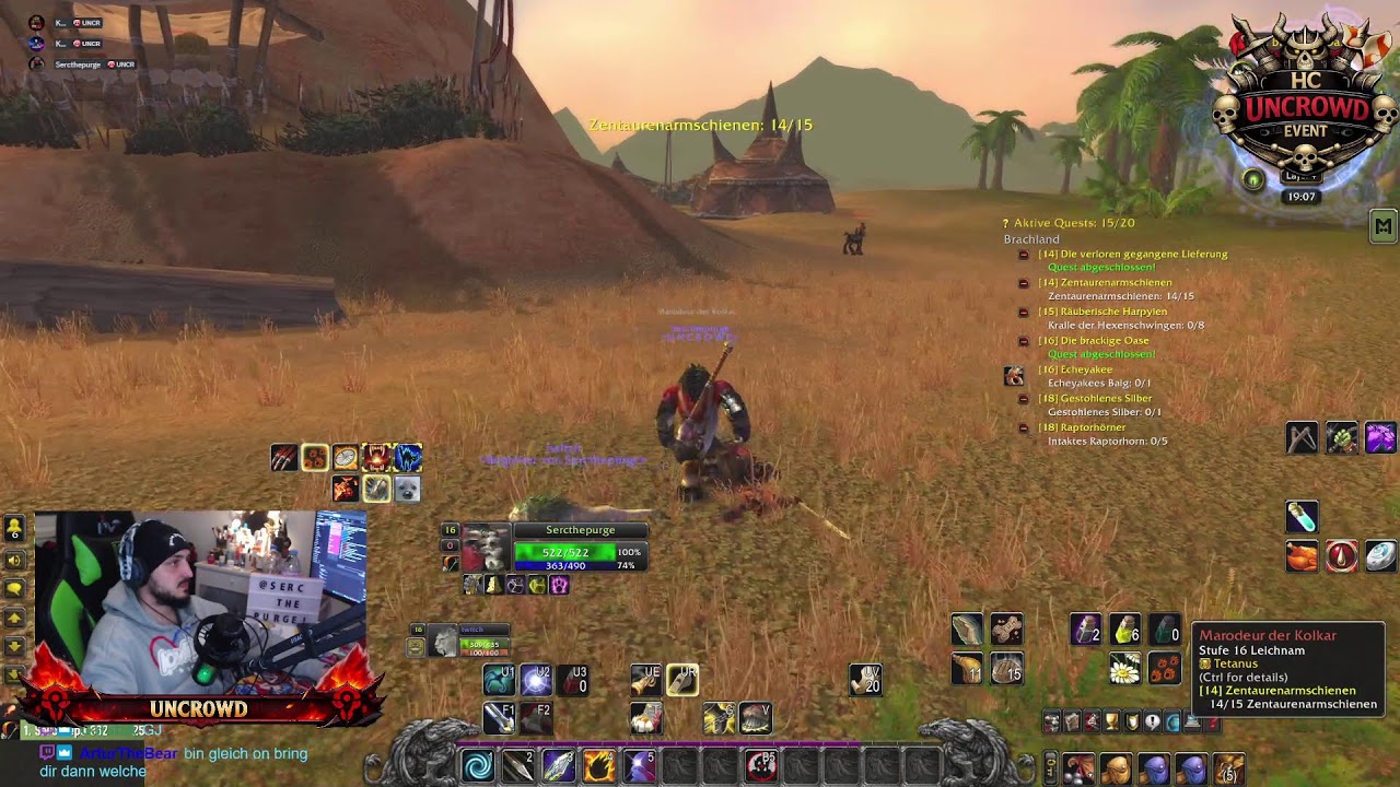 [UNCROWD] CH|DE WoW HC Event! | Huter leveln Marathon kein SPRINT!