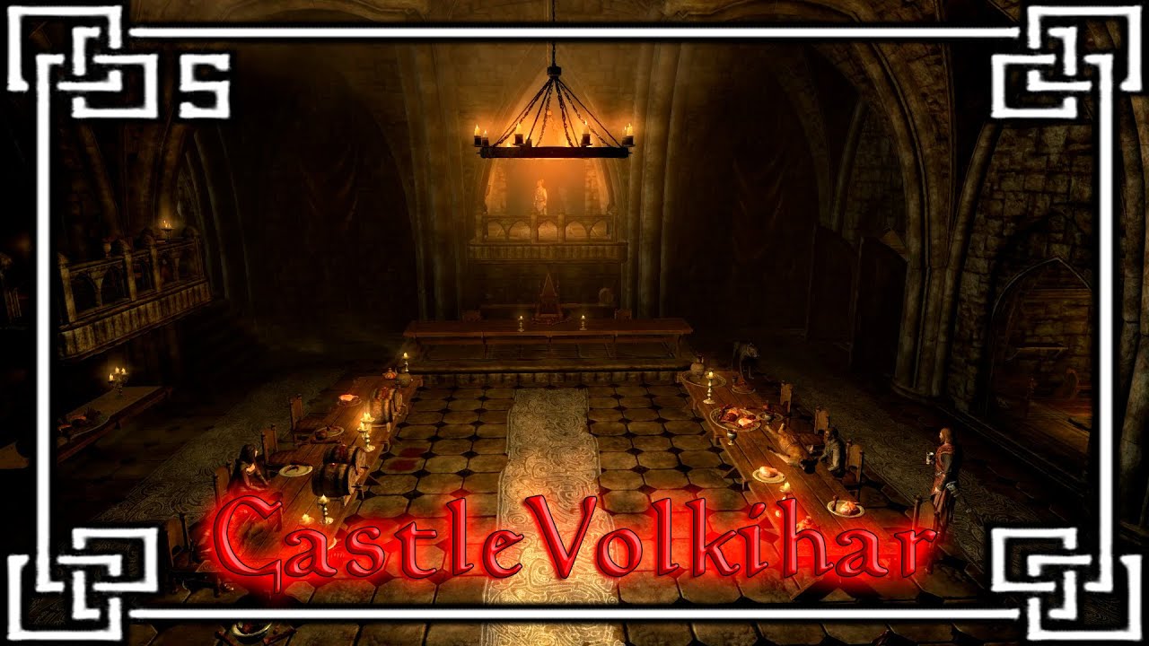 The Elder Scrolls V: Skyrim Anniversary 🎶 Dawnguard 🎶 Castle Volkihar 🎶 1 HOUR 🎶 Music And Ambience