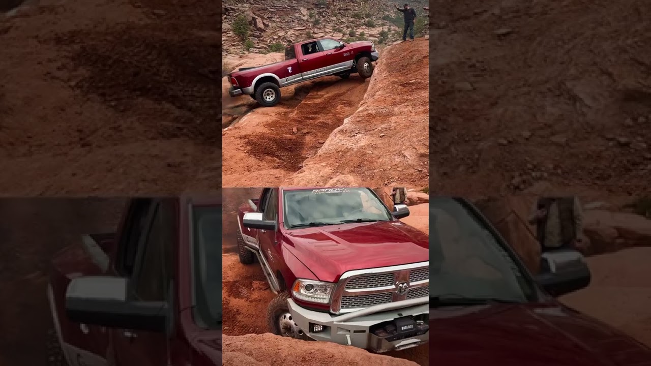 1000HP Cummins Goes Over Rocker Knocker on Pritchett Canyon In Moab WITHOUT A Winch