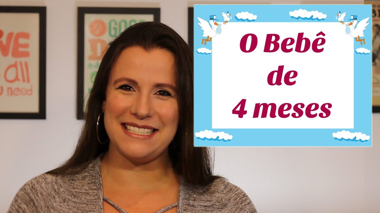 O desenvolvimento do bebê de 4 meses