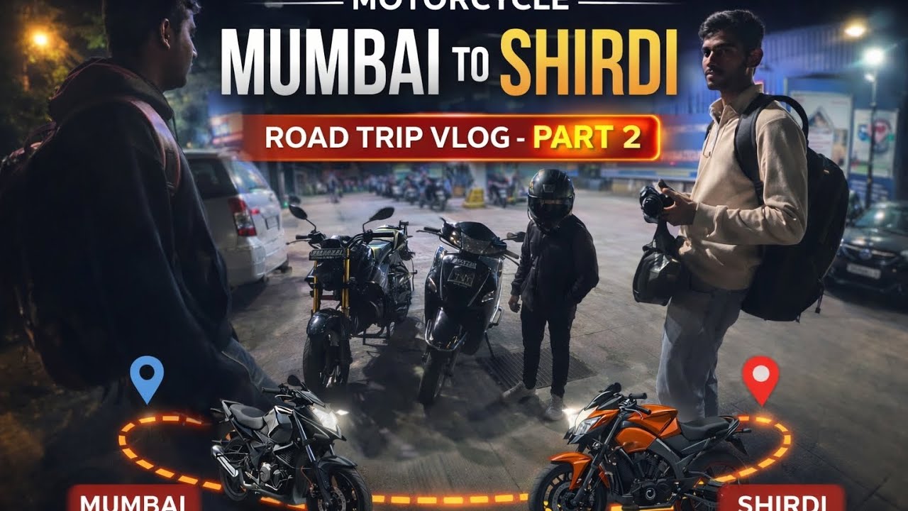 Mumbai to Shirdi Ride | Part 2 | Road Trip Vlog 🔥