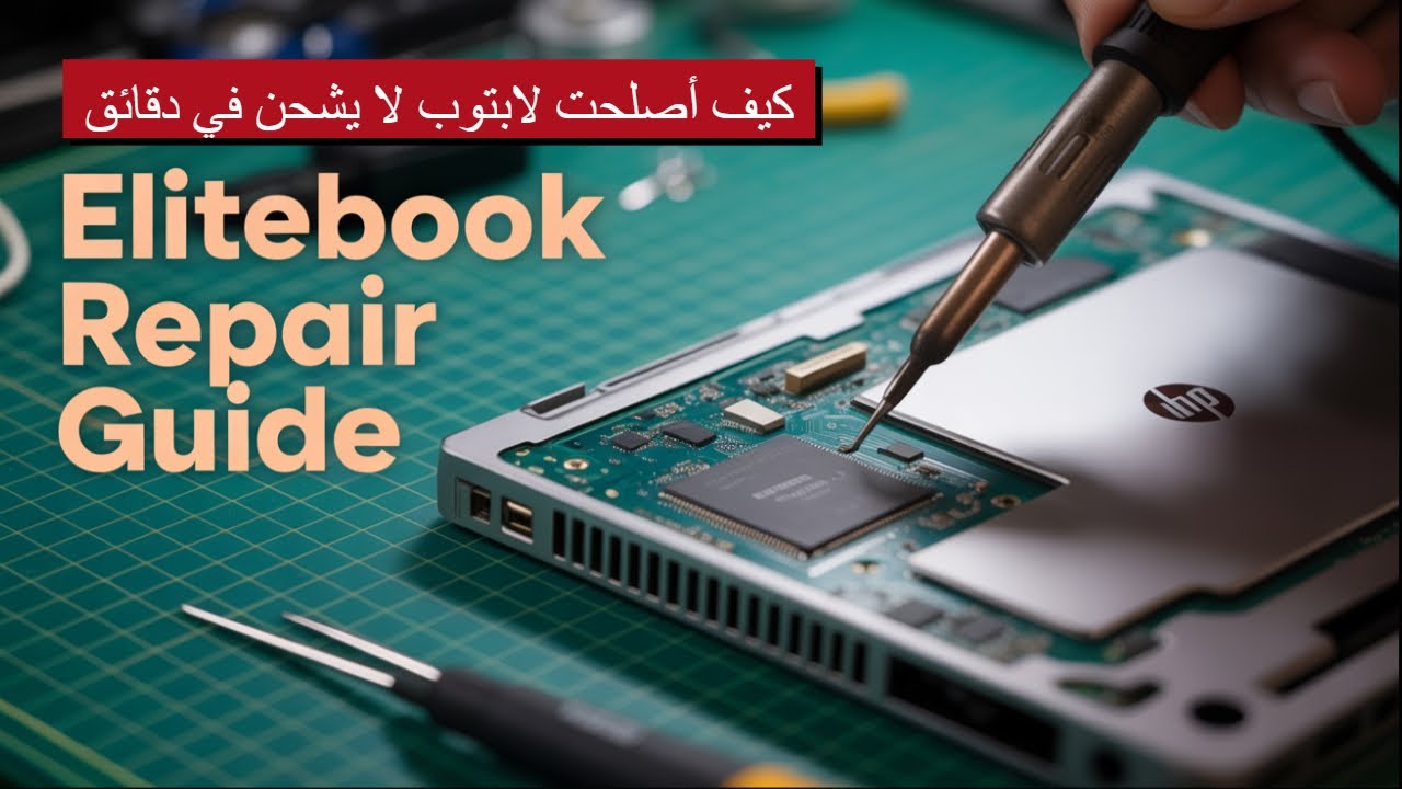 كيف أصلحت لابتوب لا يشحن في دقائق!