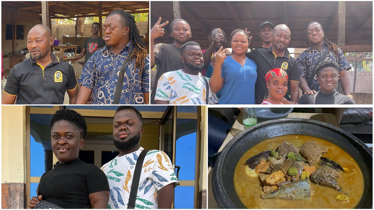 Street ❤️ For Sumsum and Millitants at NkoranzaAs They Hit Another Fufu Joint🥘😊