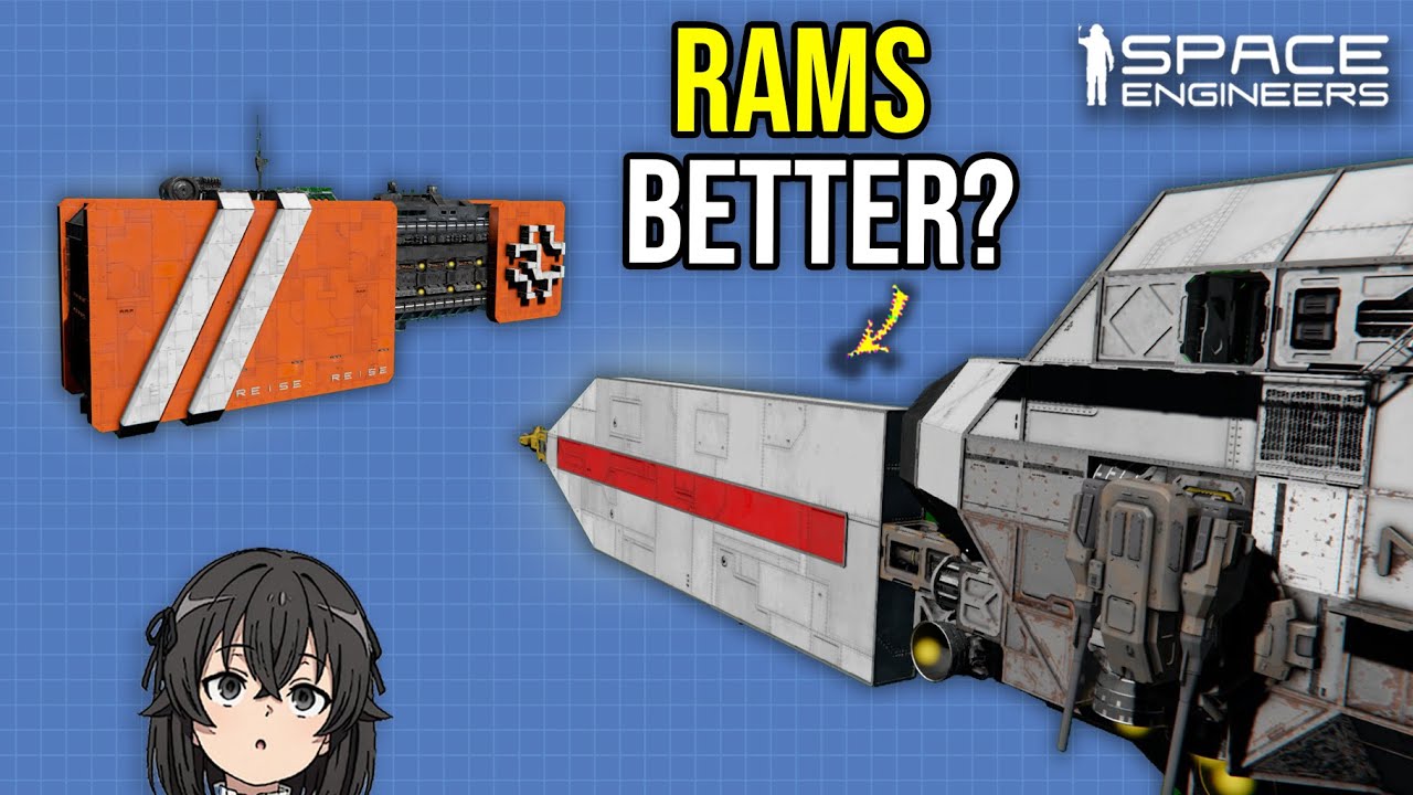 Is Ship Battering Ram With Gyro Override Deadlier? Space Engineers