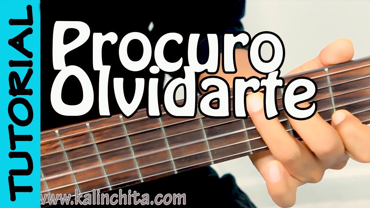 PROCURO OLVIDARTE - Guitarra Tutorial