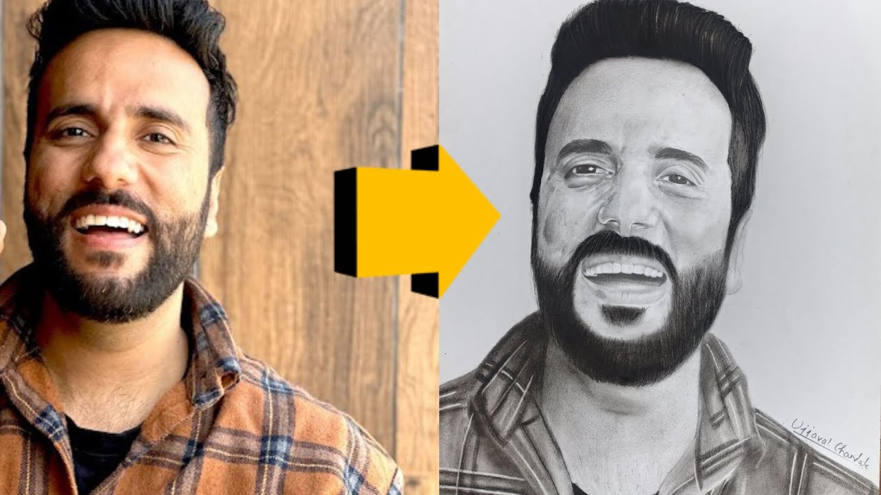 @scienceandfun Ashu Sir Portrait Sketch Timelapse Video, #art #artist #drawing #sketch 