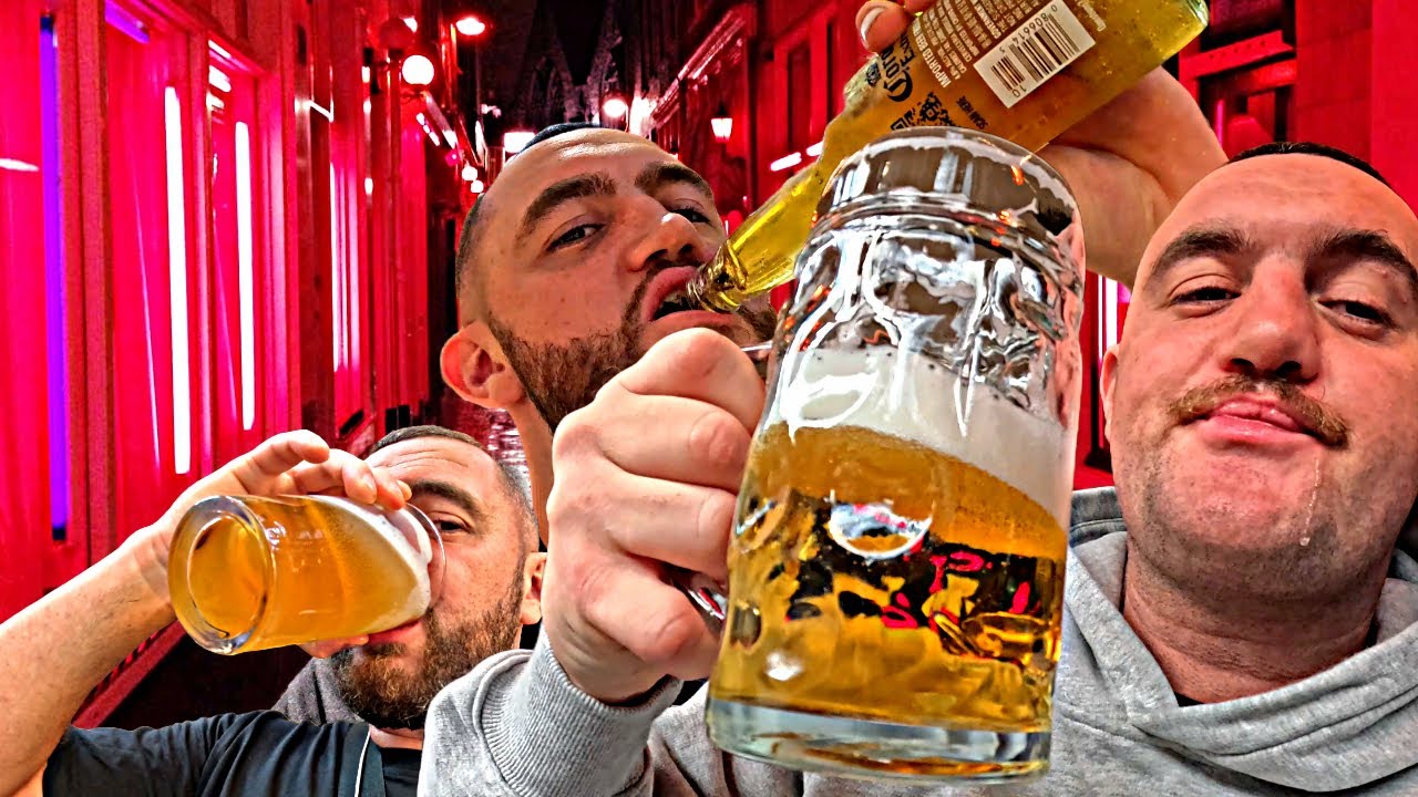 Getting BLACKOUT Drunk In Amsterdam's Red Light District!