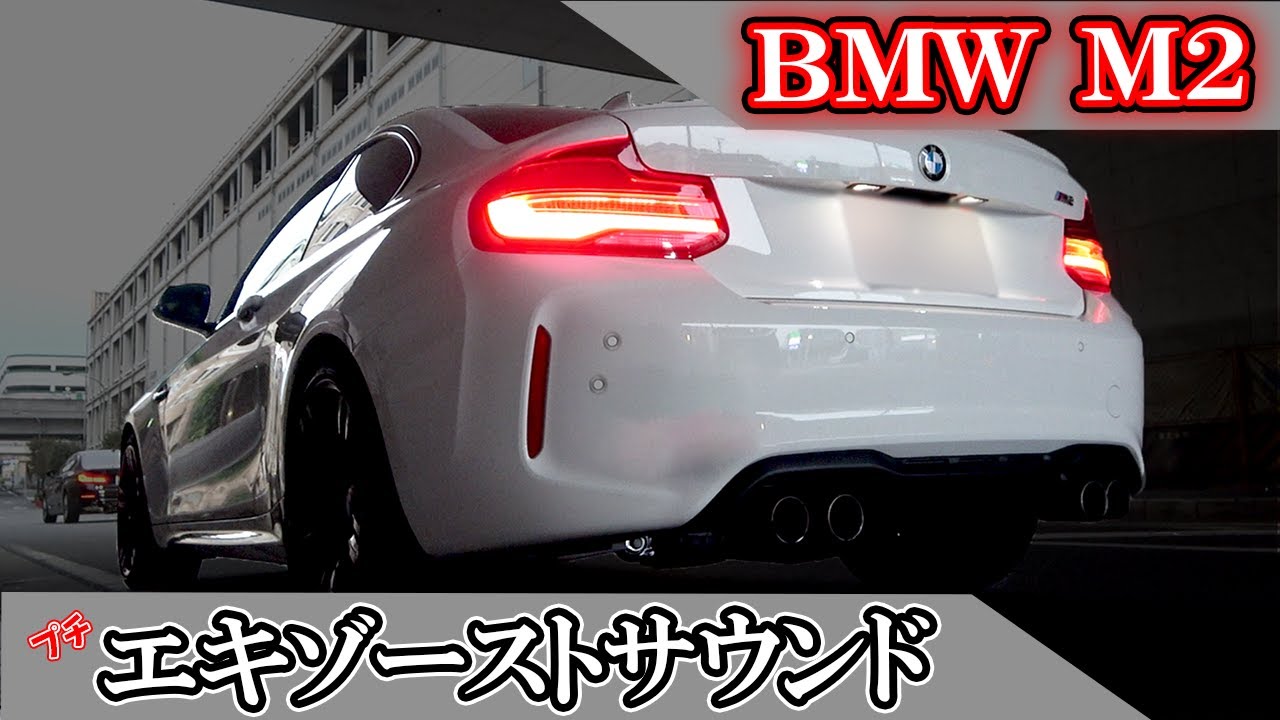 BMW M2 F87 純正エキゾースト音に魅了される動画