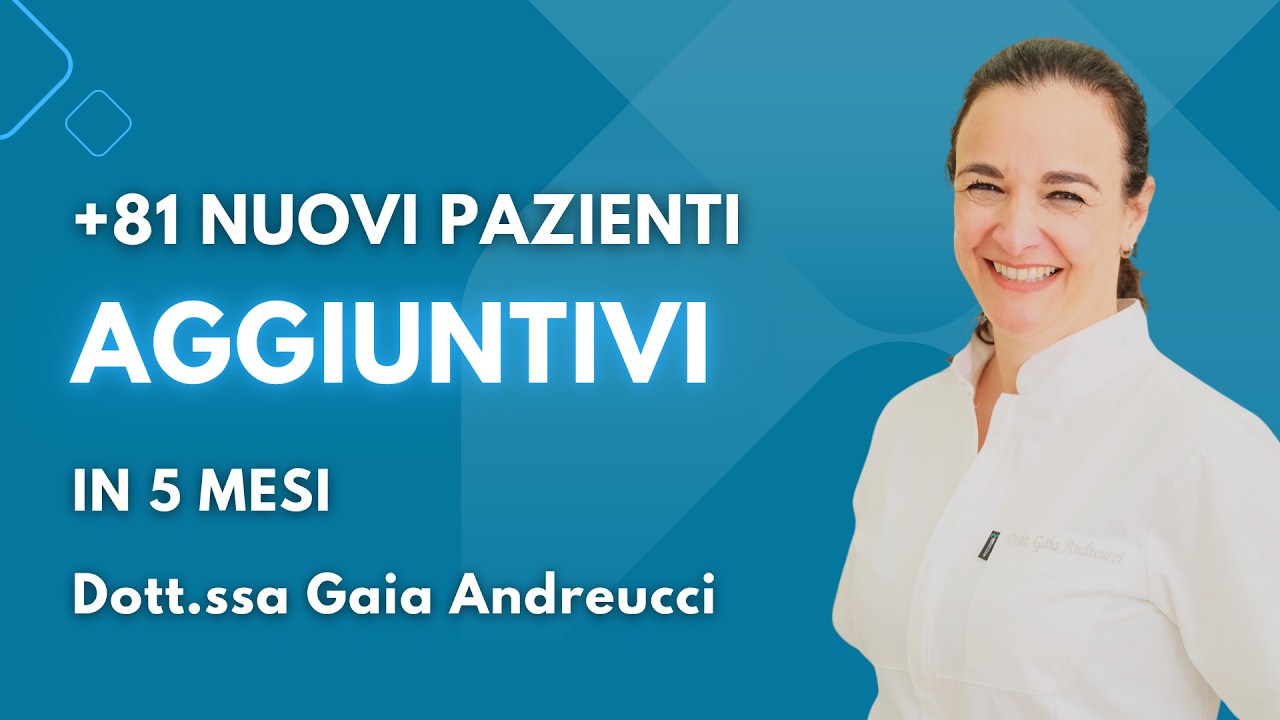 +81 nuovi pazienti AGGIUNTIVI nei primi 5 mesi di PASSAPAROLA DIGITALE ODONTOIATRICO