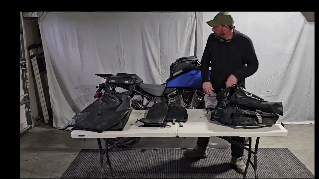 Viking Apex 50L soft pannier bag system for Pan America Special