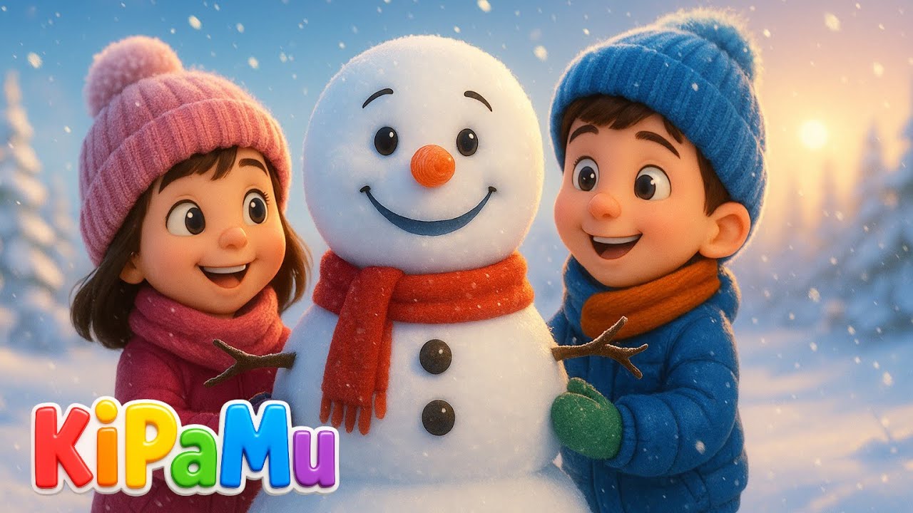 Winter Kinderlied ❄️ Heute bauen wir ’nen Schneemann – Neues Winter Kinderlied 2025 ❄️