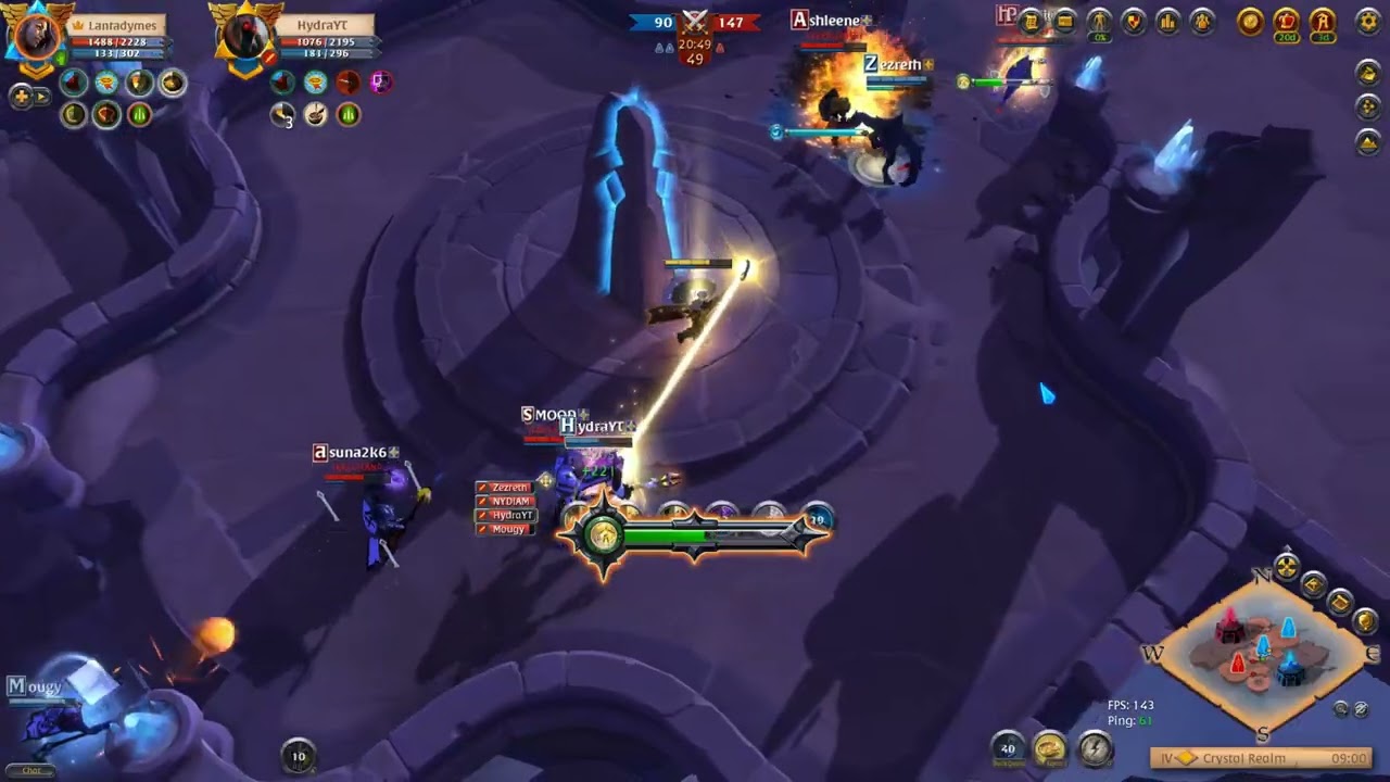 Albion Online - Crystal Arena #1 (Hallowfall POV)