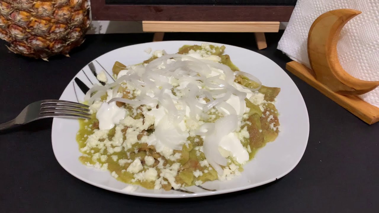 Como Hacer Chilaquiles Verdes facil😉