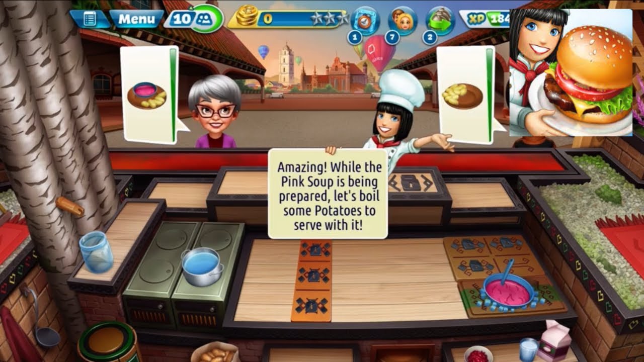 Cooking Fever - unlock Vilnius Manor restaurant 🍧