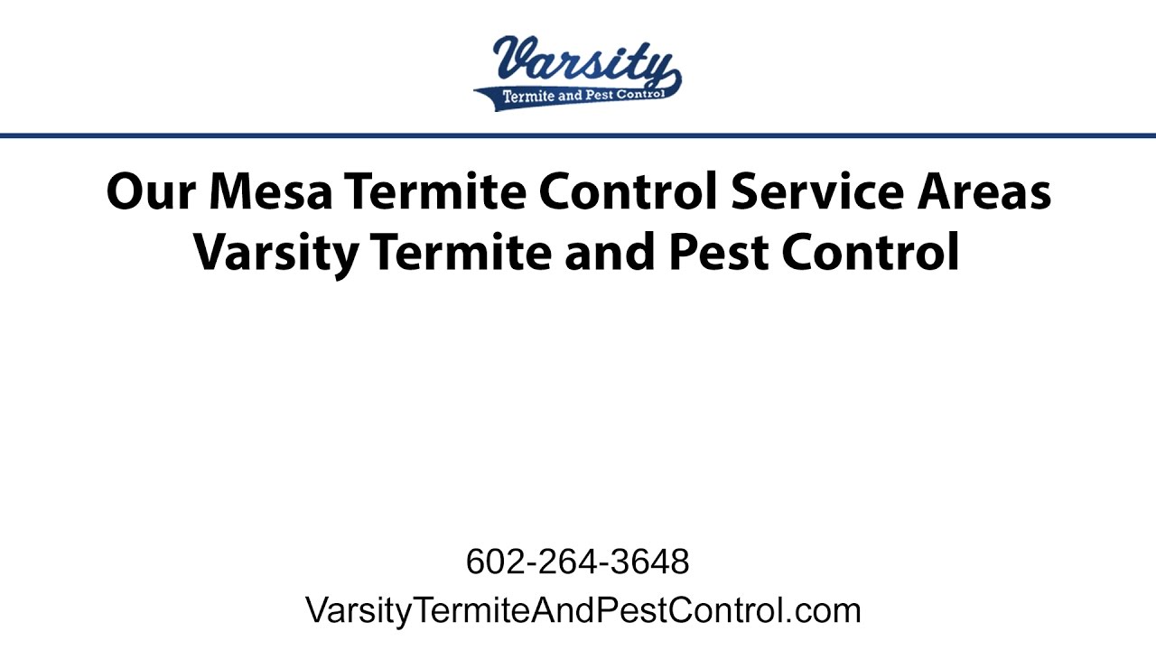 Our Mesa Termite Control Service Areas | Varsity Termite and Pest Control