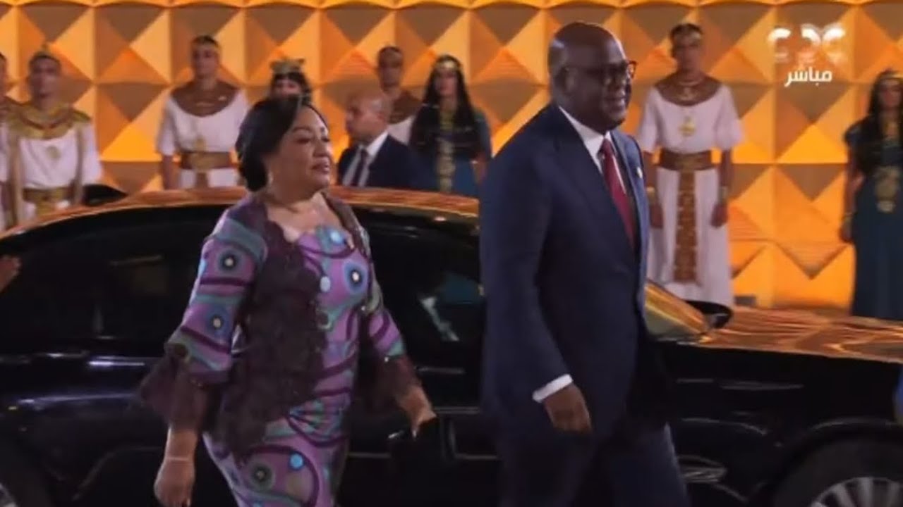 EGYPTE‼️ FÉLIX TSHISEKEDI ET DENISE NYAKERU INVITÉ D’HONNEUR À L’INAUGURATION DU MUSÉE D’ÉGYPTE 