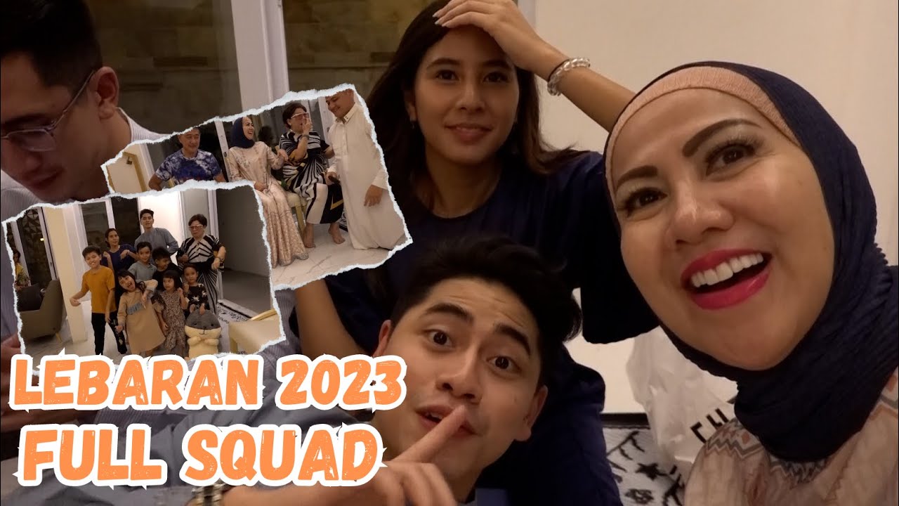 LEBARAN 2023 KUMPUL KELUARGA, LENGKAP SEMUA! VERREL KANGEN SAMA MAMA!