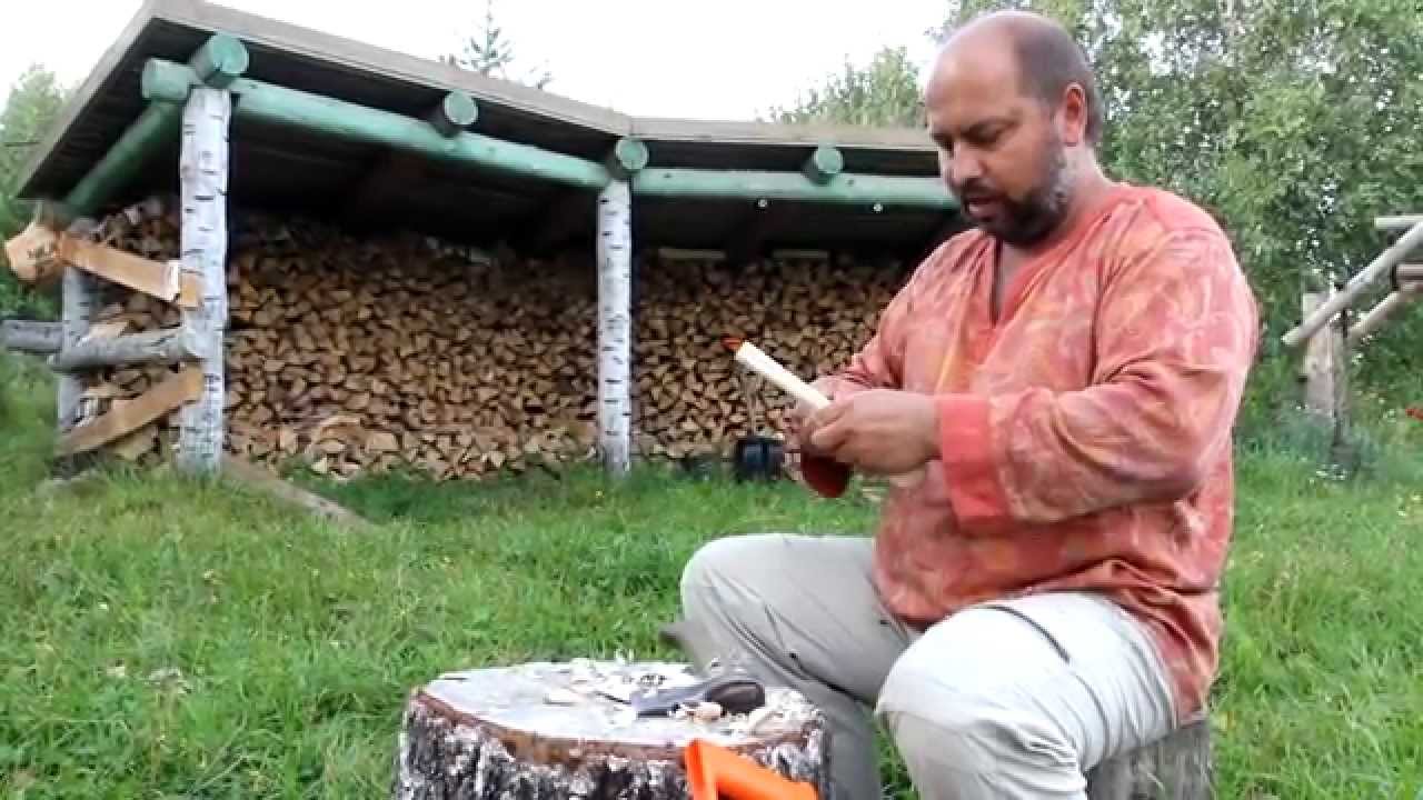 Резьба ложки. Начало. Мастер-класс. Стародубов Константин