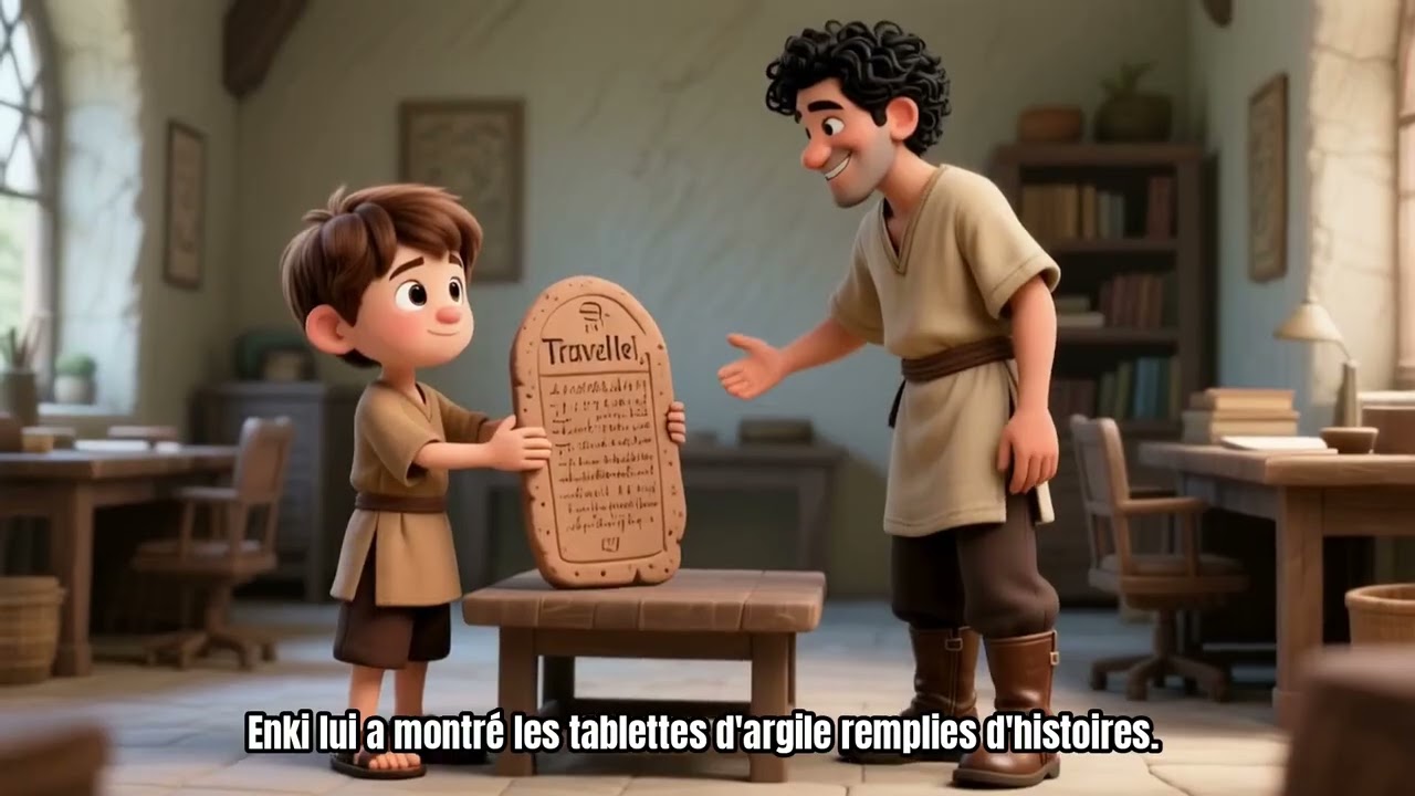 L'Aventure d'Enki et la Naissance des Mots