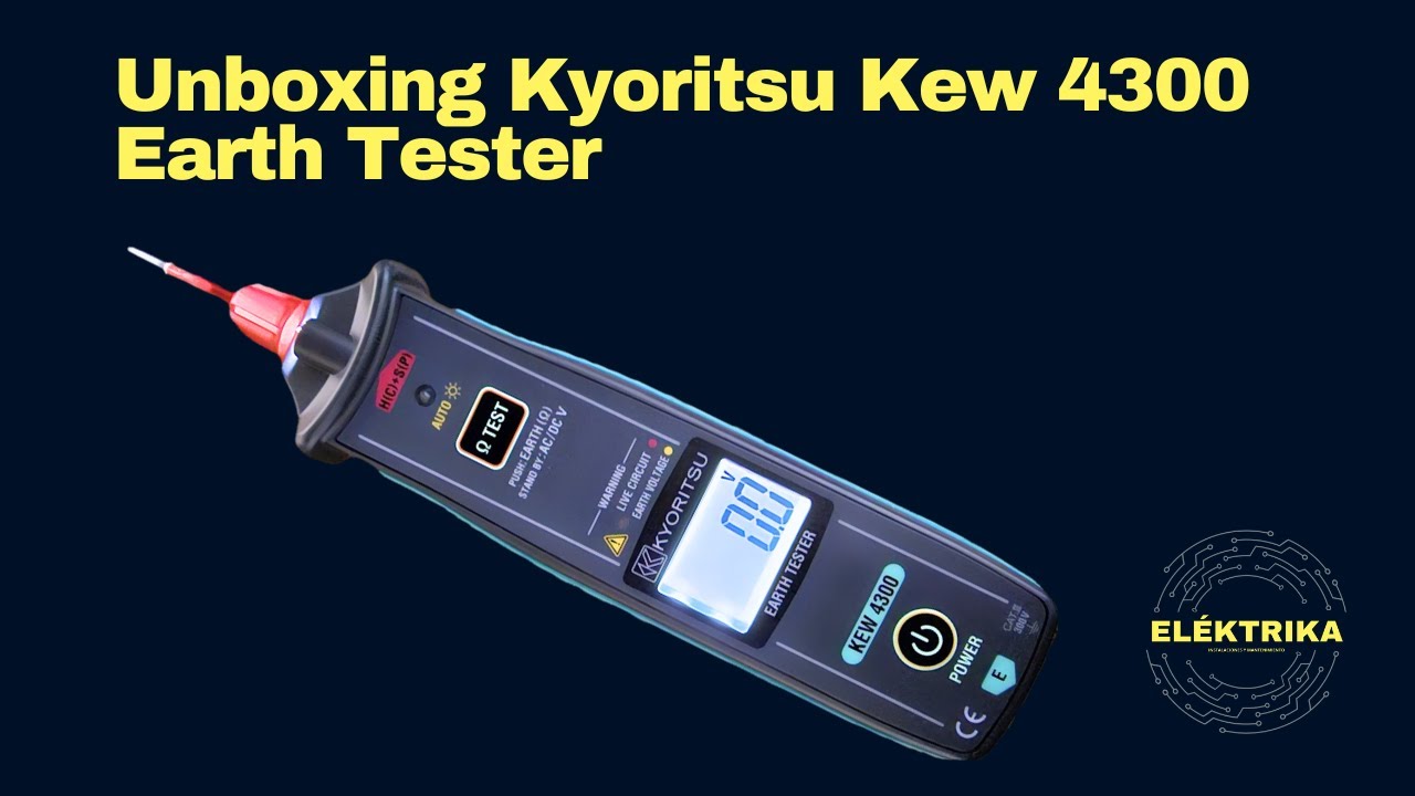 Unboxing Kyoritsu  Kew 4300 Earth Tester