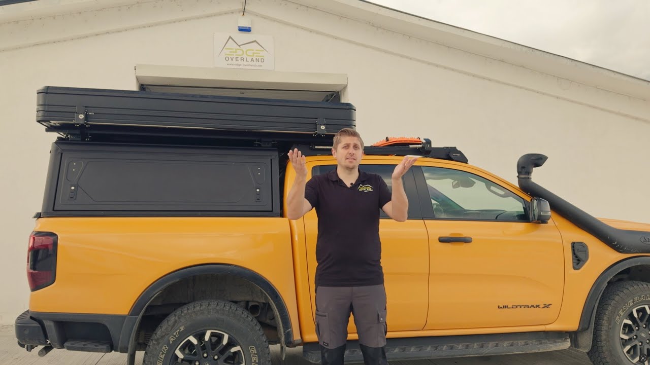 How to Install an EDGE Overland Rooftop Tent on a Car - A Step-by-Step Guide (Subtitled)