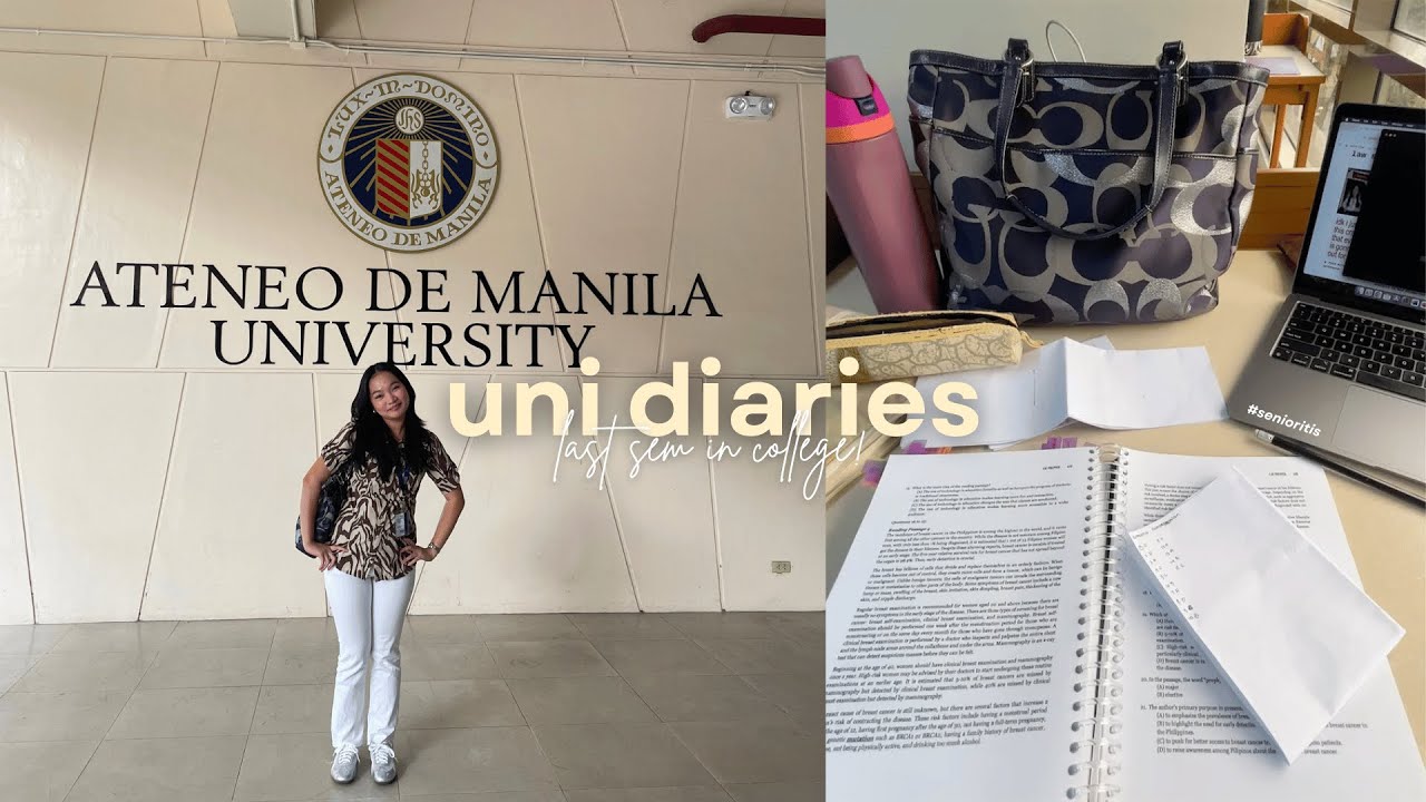 🦅 uni diaries: my last semester in college, lots of studying, errands day 📚💻  | sofia ysabel