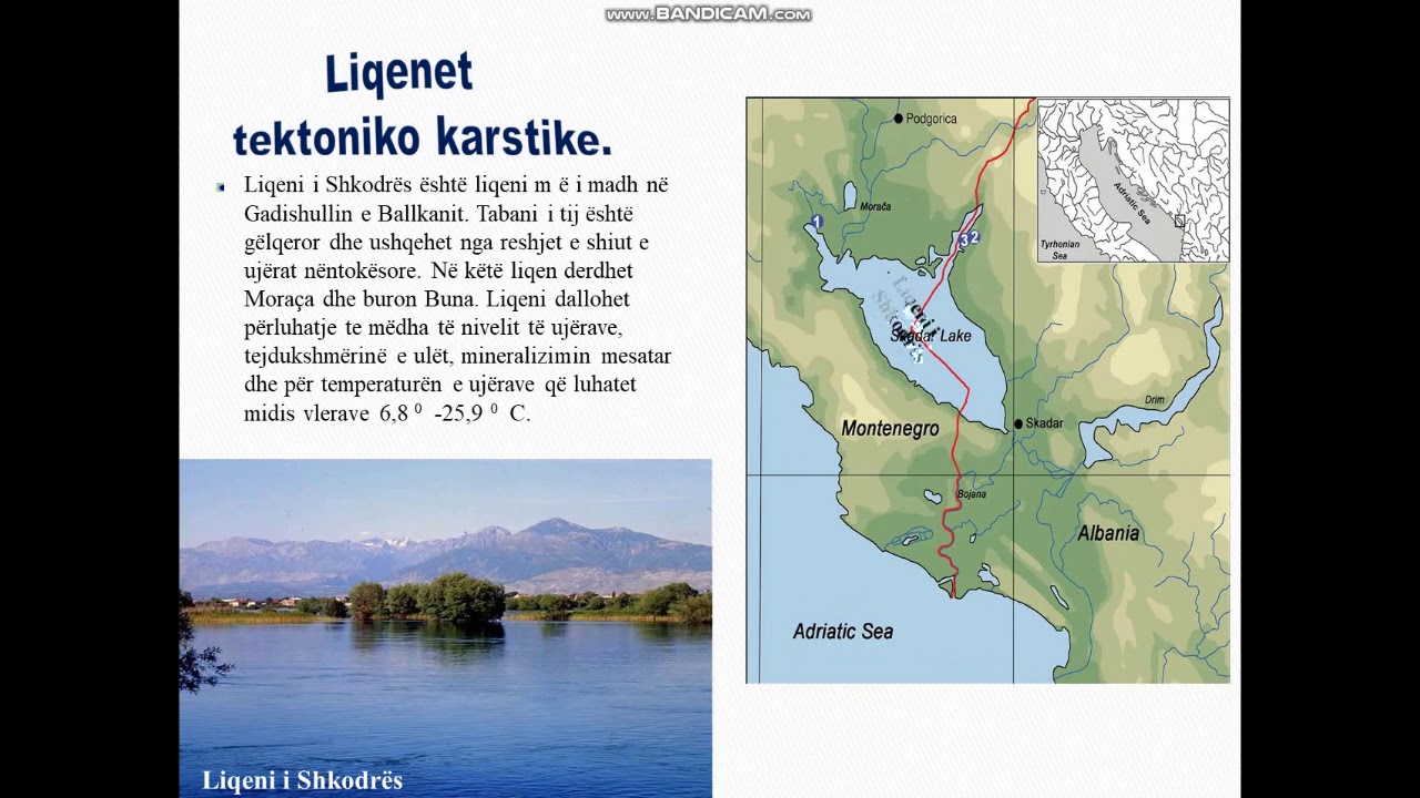 Gjeografi 9 - Hidrografia në Shqipëri.Detet dhe liqenet