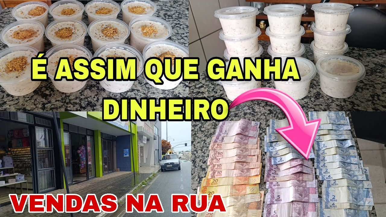É ASSIM QUE GANHA DINHEIRO VENDENDO NA RUA
