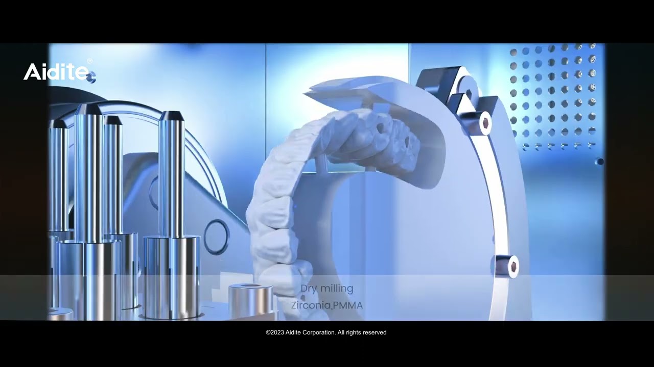 Aidite AMM520 Wet and Dry Dental Milling Machine