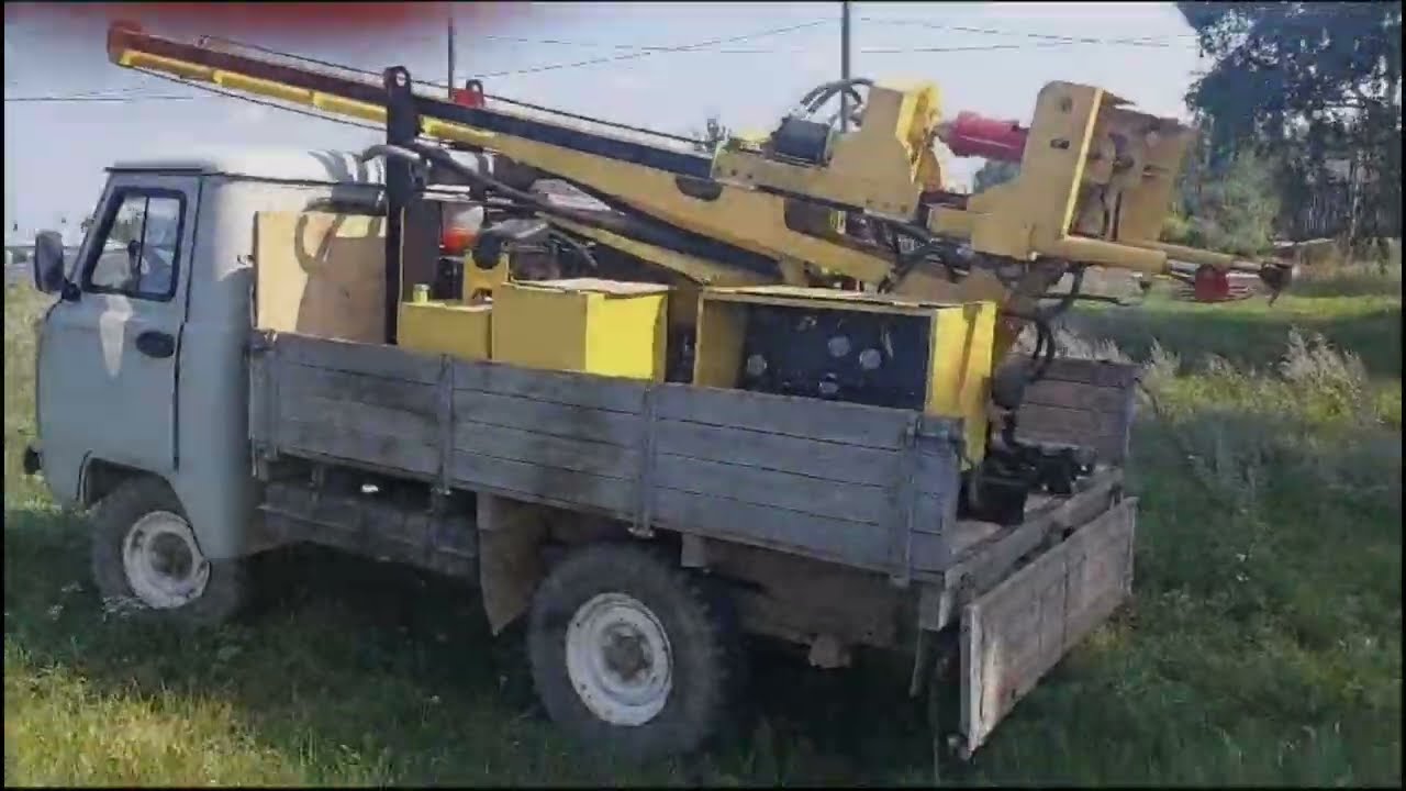 Малогабаритная буровая установка УРБ-1А1-м на базе УАЗ-3303