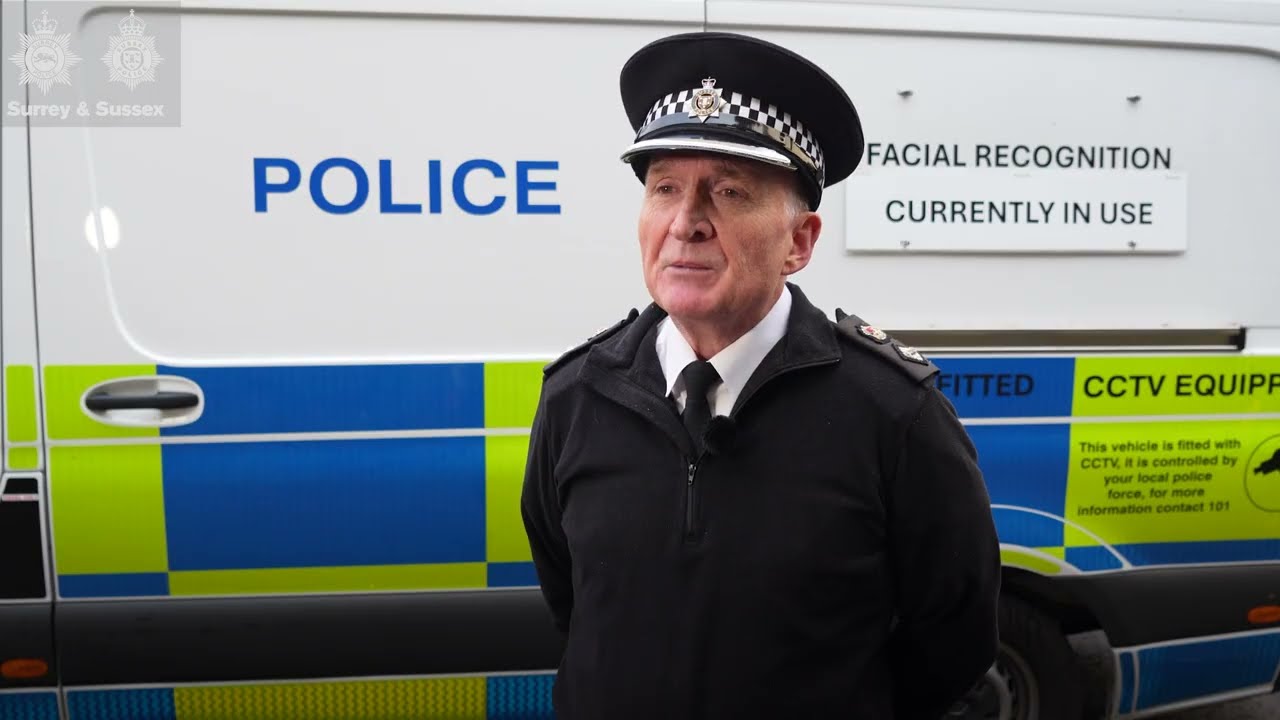 Surrey Police unveil new vans in deployment of Live Facial Recognition technology
