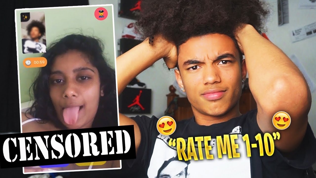 TELLING RANDOM GIRLS TO RATE ME 1-10 😍 MONKEY APP 🐵 (SHE WANT ME)
