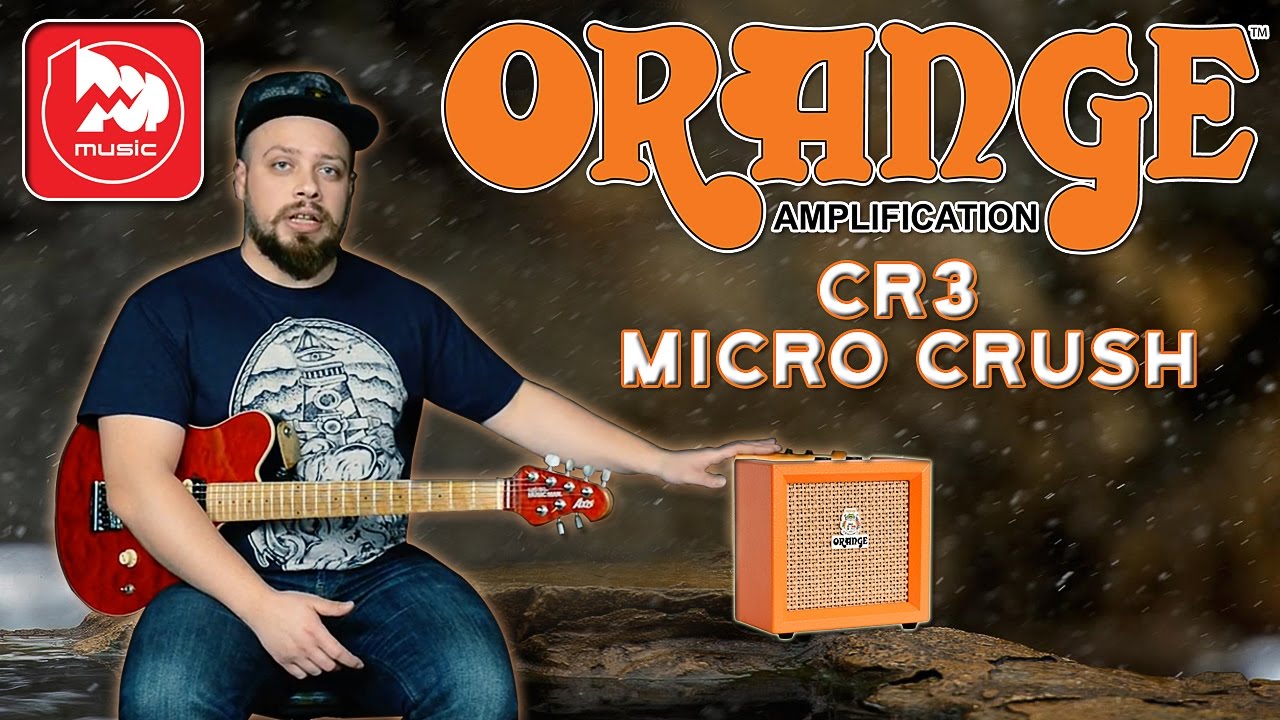 ORANGE CR3 Micro Crush - гитарный комбик-малыш с работой от батареек