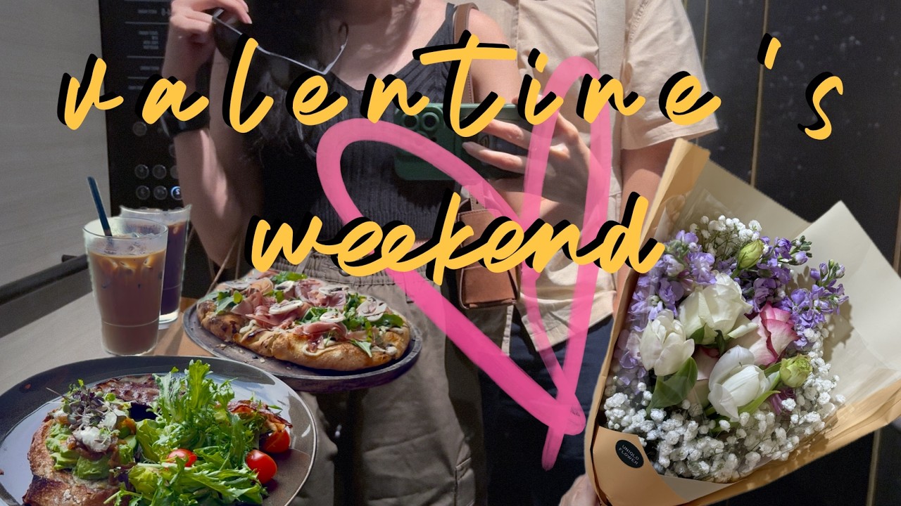 spend valentine’s weekend with us 💌 | dad’s bday, what we ate and did on vday, reunion dinner 🥘